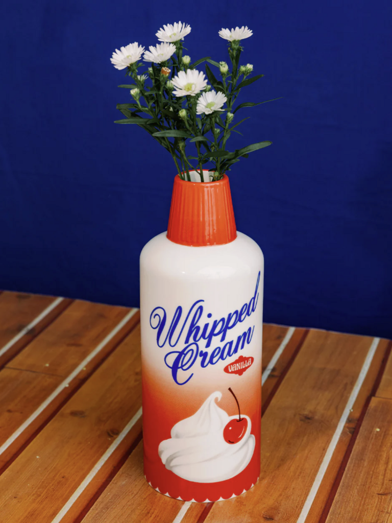 Whipped Cream Bud Vase