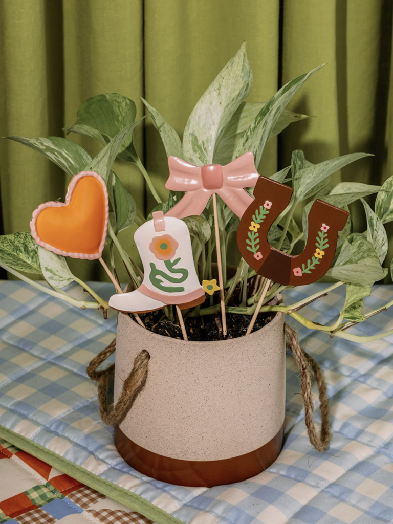 Cowgirl Plant Stakes