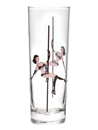 Stripper Girl Glass