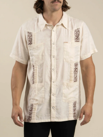 1423 - sendero Caballero Guayabera Button-Up Shirt