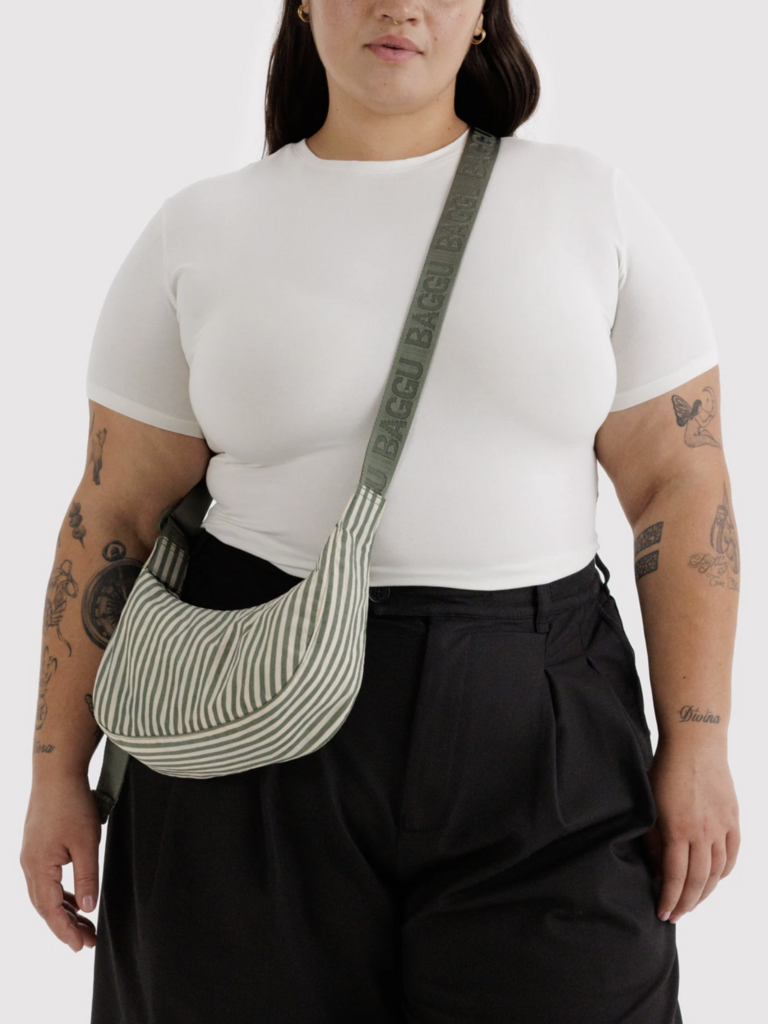 Small Nylon Crescent Bag