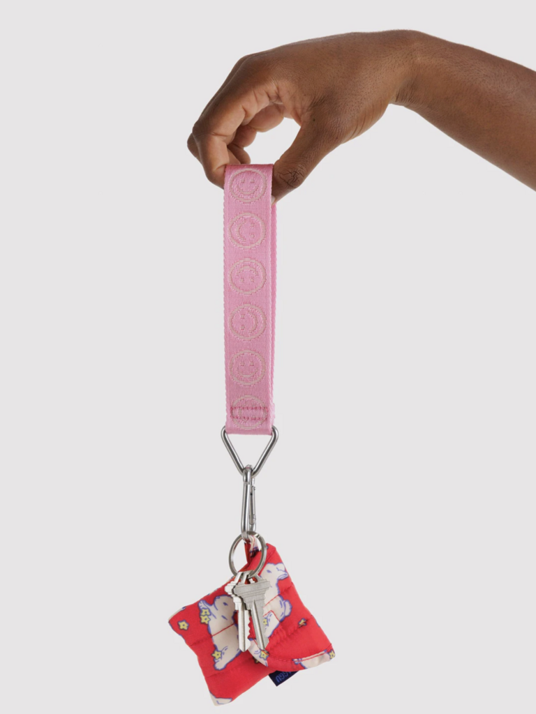 Logo Key Chain - Pink Happy
