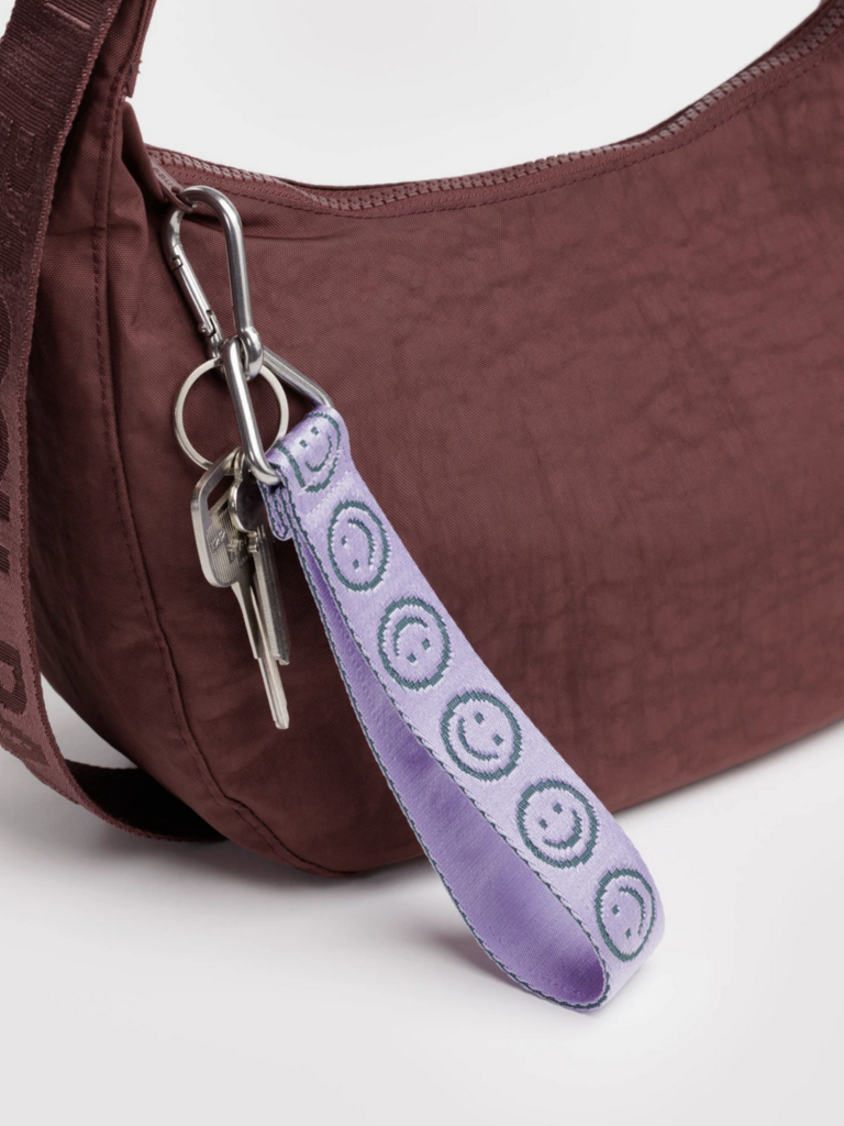 Logo Key Chain Lilac Happy