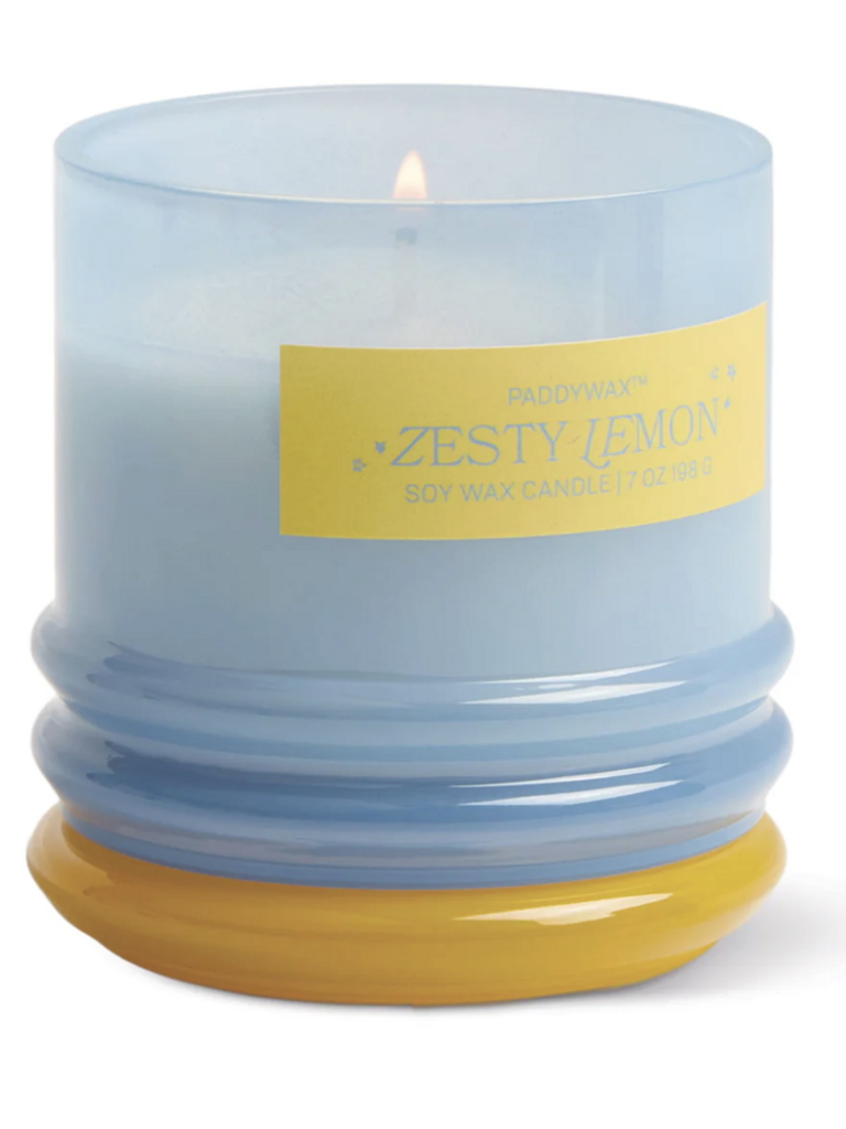 Stacked Glass Candle