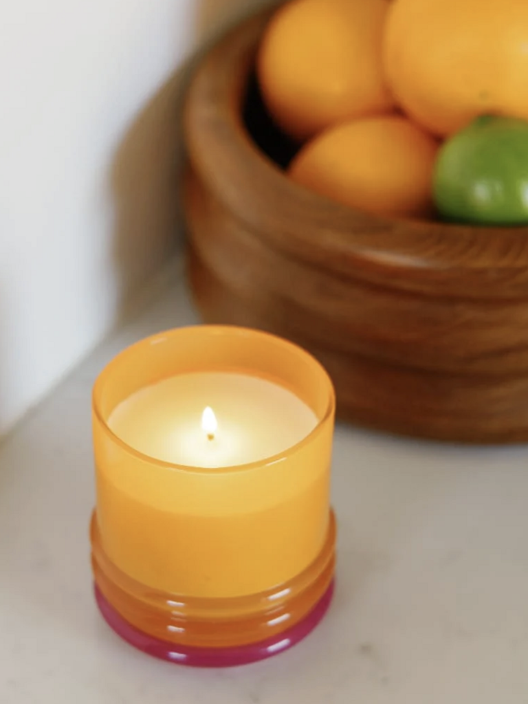 Stacked Glass Candle