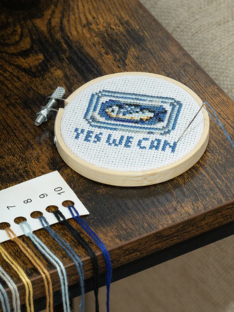 Mini Cross Stitch - Sardine
