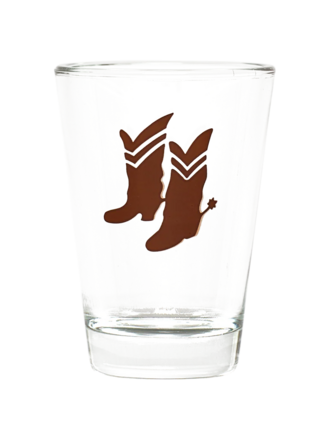 Cowboy Boots Shot Glass