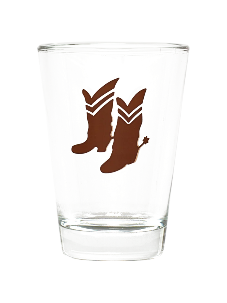 Cowboy Boots Shot Glass