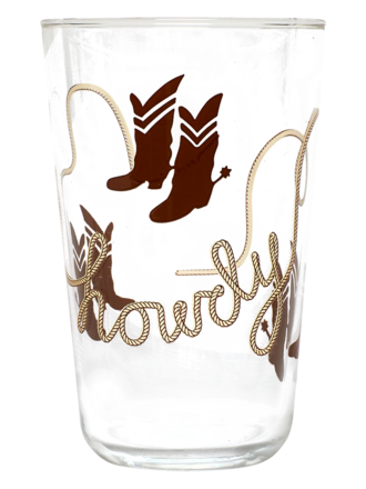 Cowboy Boots Glass