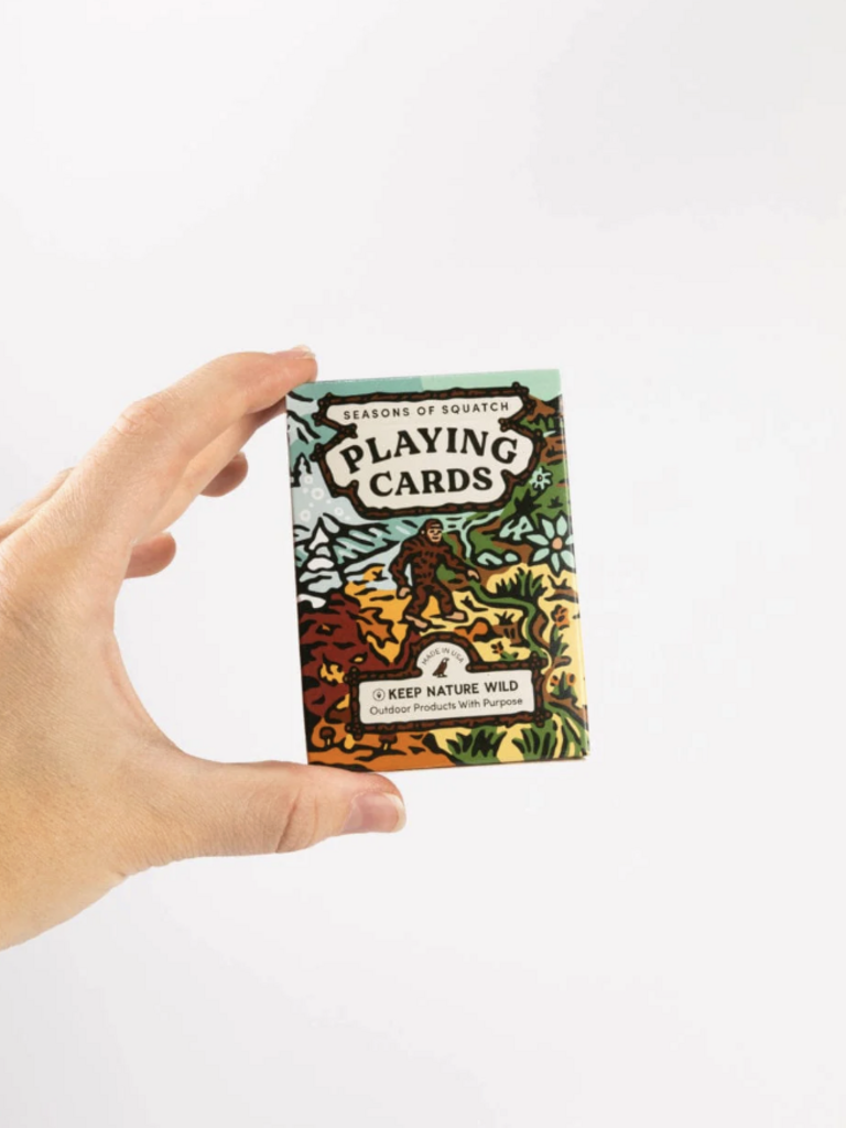 Seasons of Squatch Playing Cards