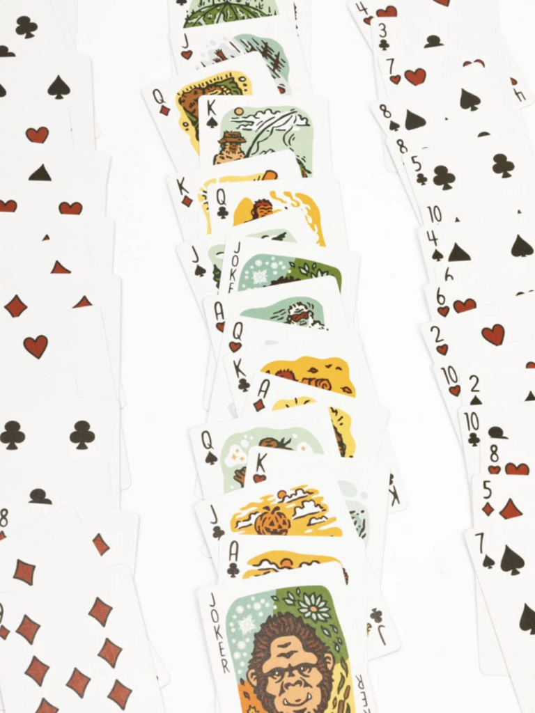 Seasons of Squatch Playing Cards