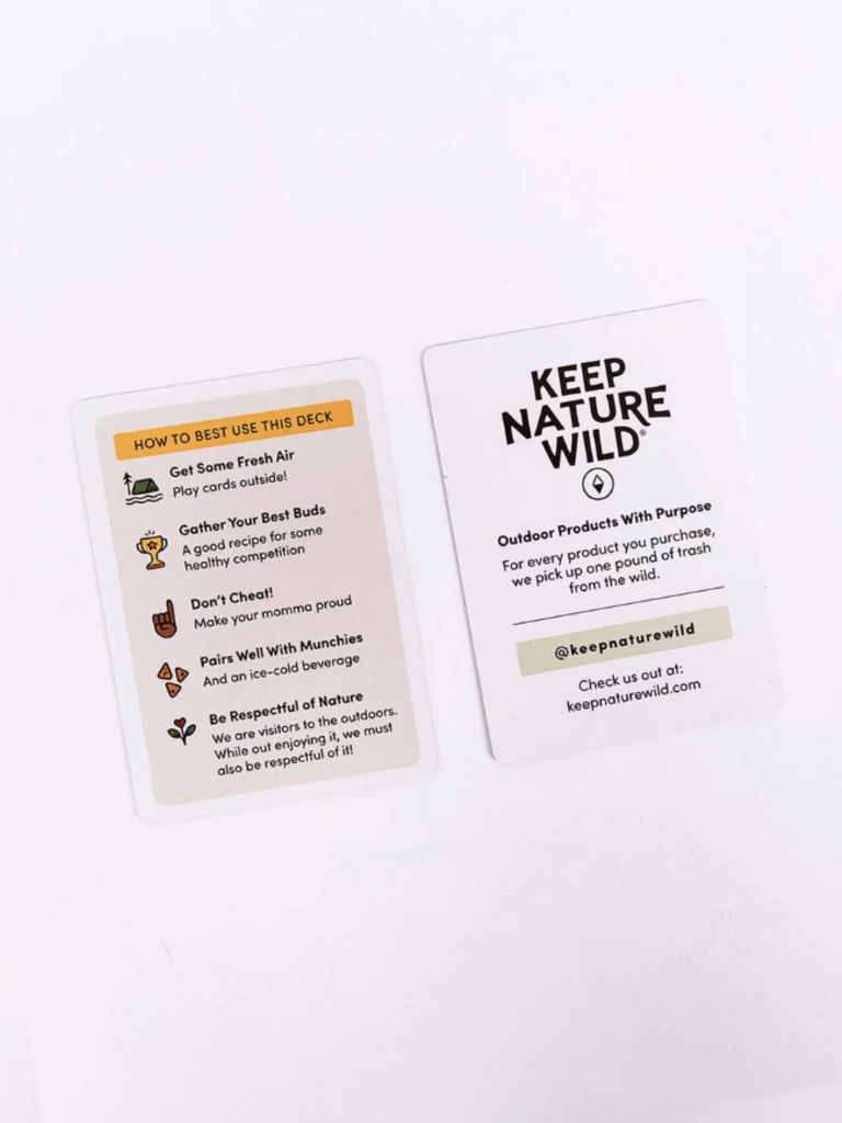 Seasons of Squatch Playing Cards