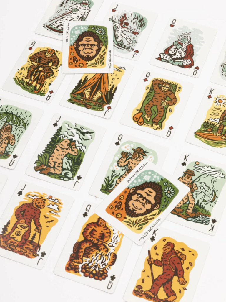 Seasons of Squatch Playing Cards