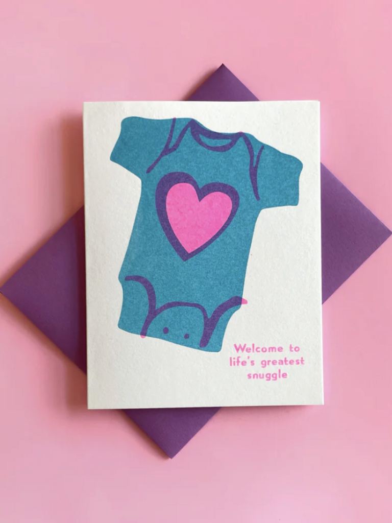 New Baby Card - Greatest Snuggle