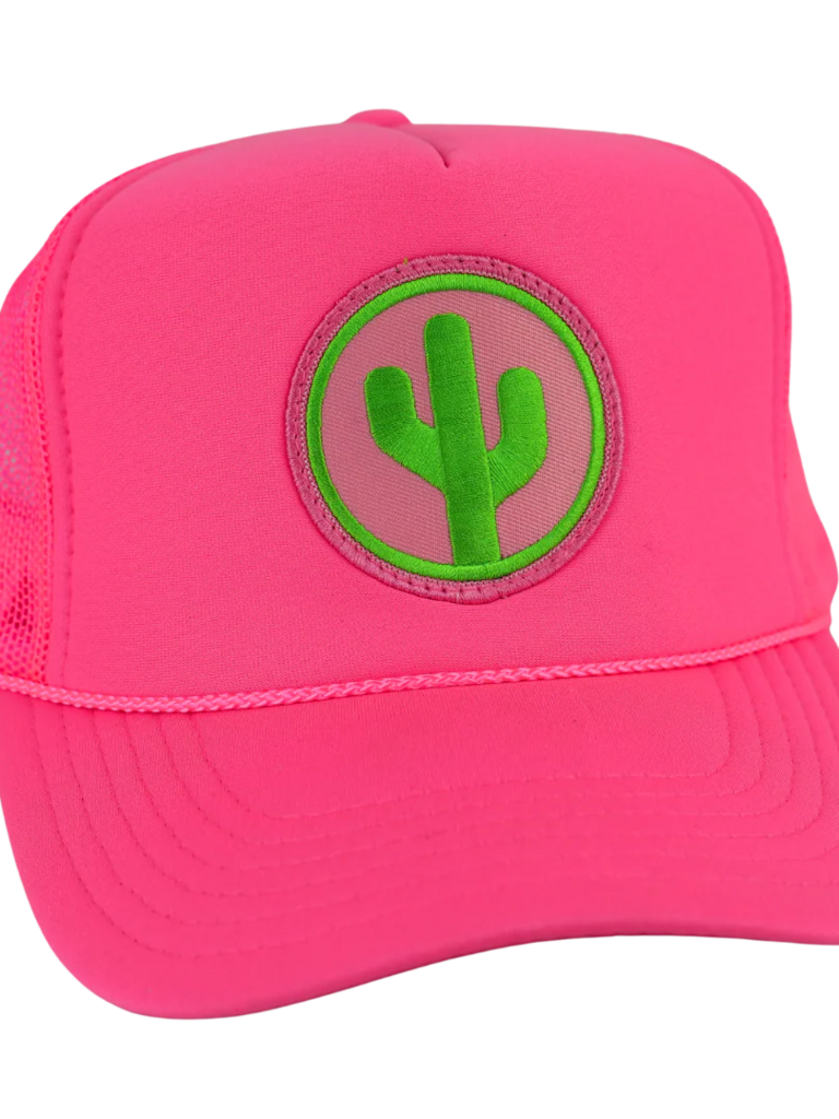 Little Saguaro Trucker Hat - Pink