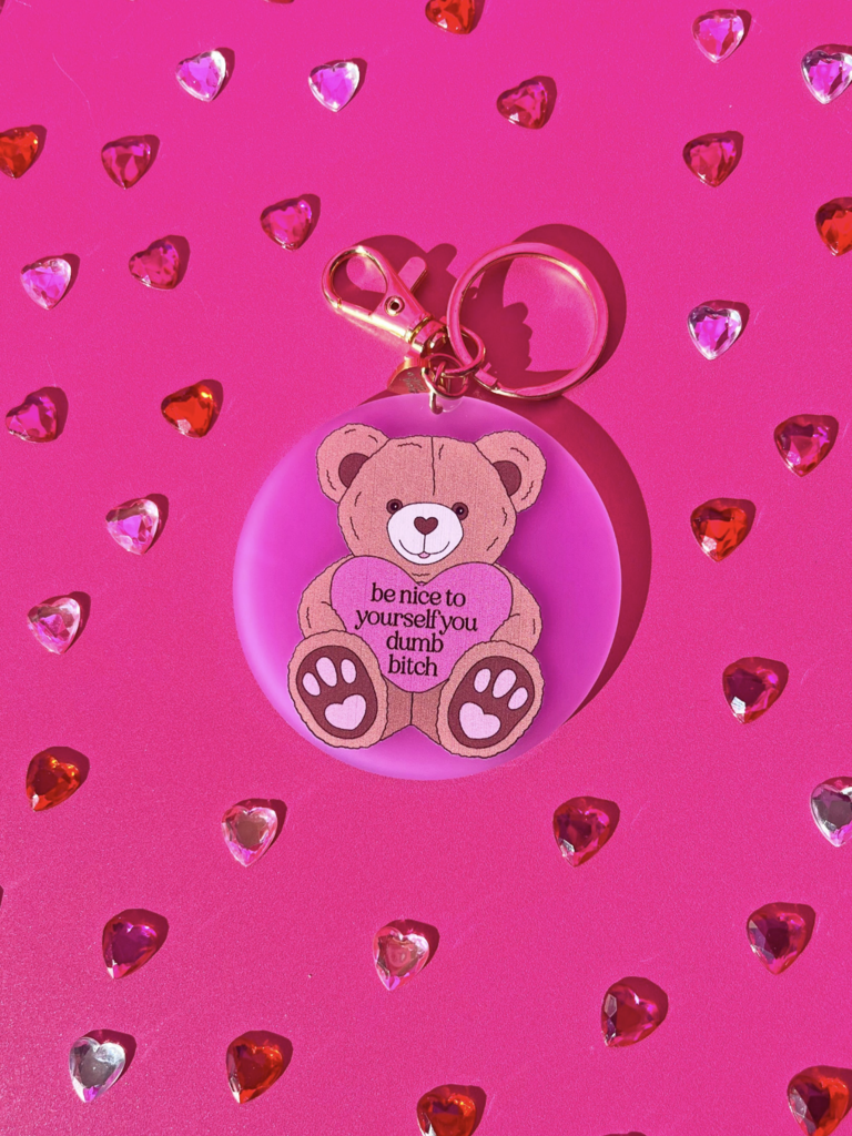 Be Nice to Yourself Keychain