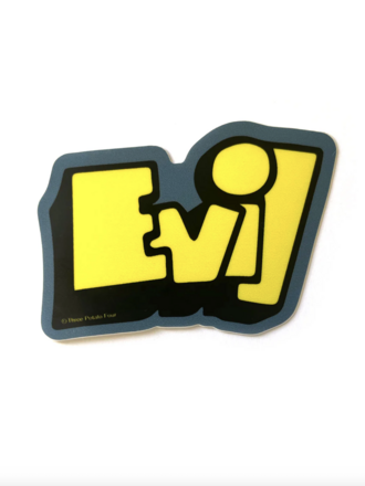 Evil Sticker