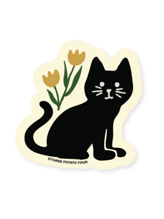 Black Cat Sticker
