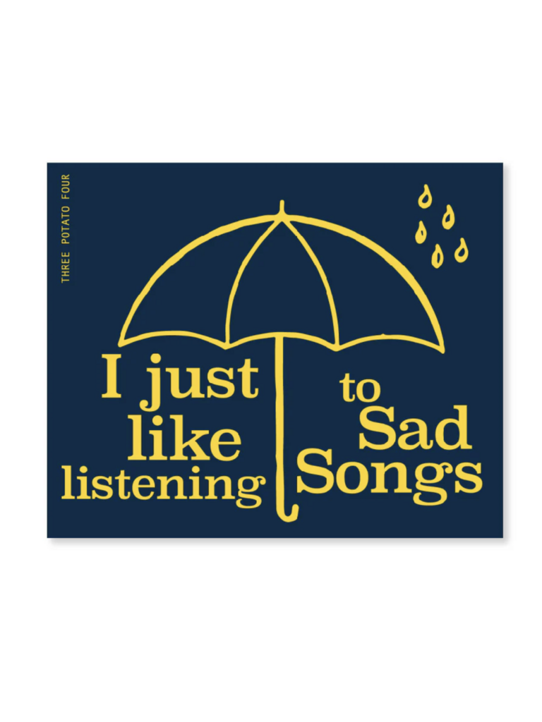 Sad Songs Sticker