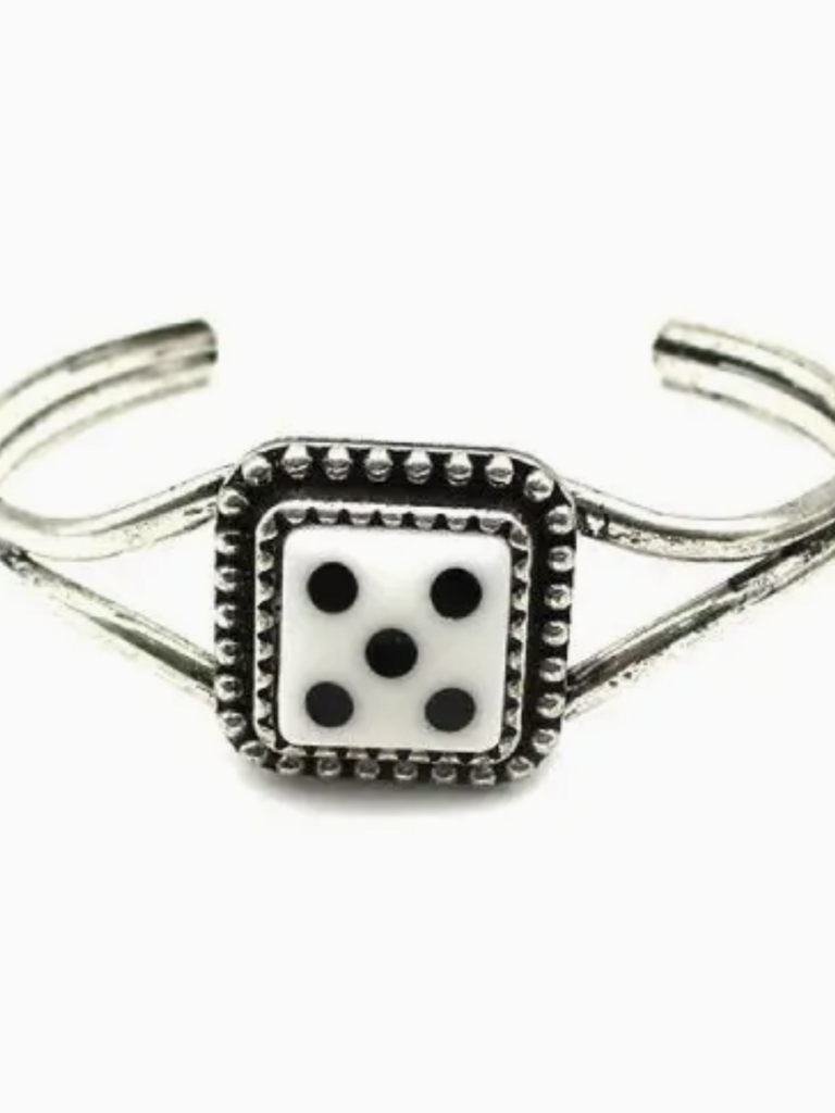 White Dice Cuff