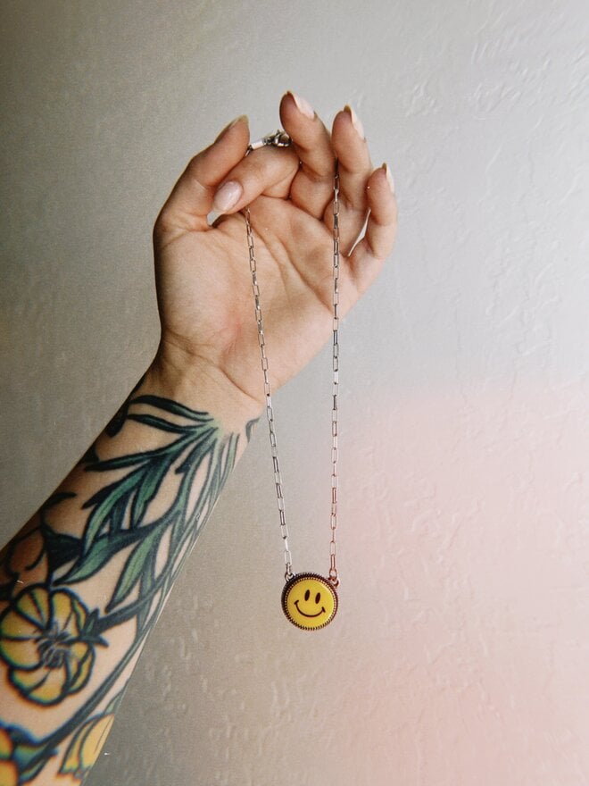 Smile Face Necklace