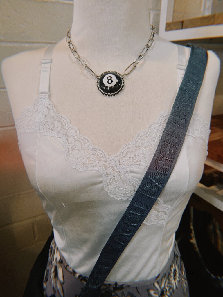 8 Ball Pendant Necklace