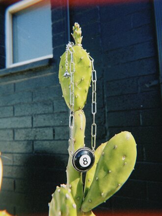 8 Ball Pendant Necklace