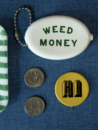Coin Pouch - Weed  Money