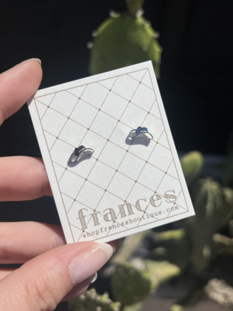 Silver Western Cowboy Hat Studs