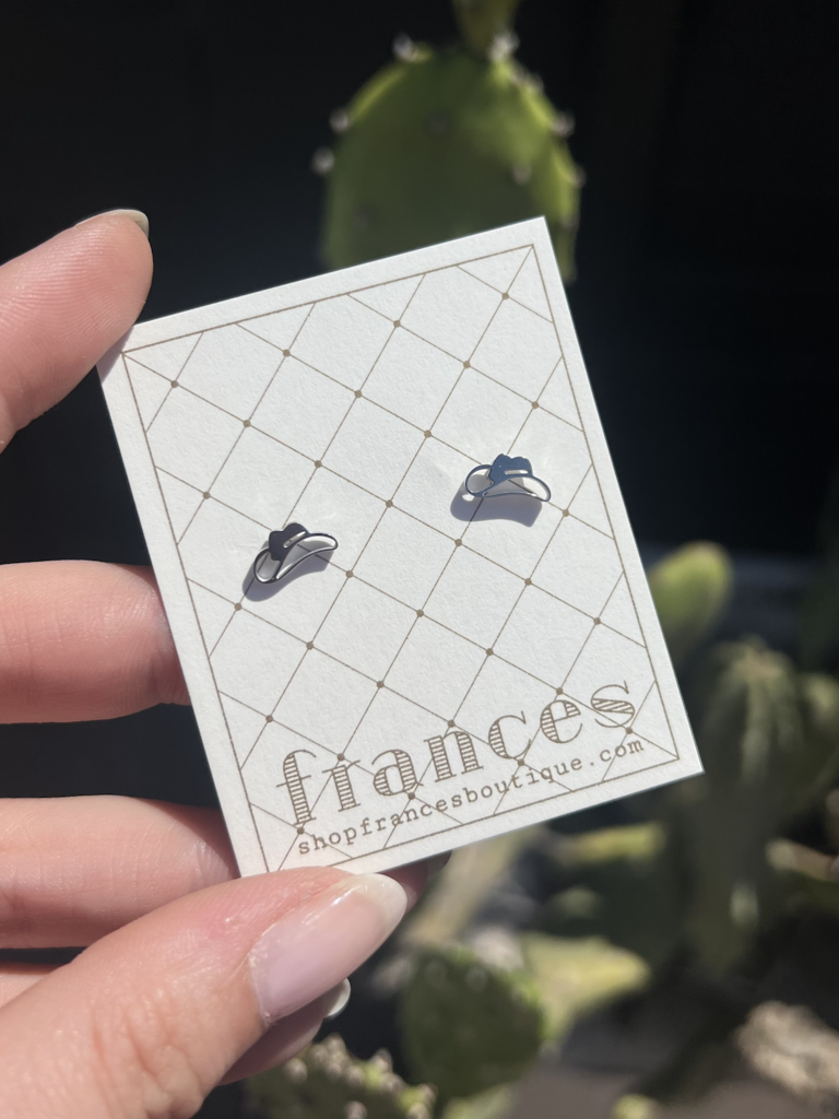 Silver Western Cowboy Hat Studs