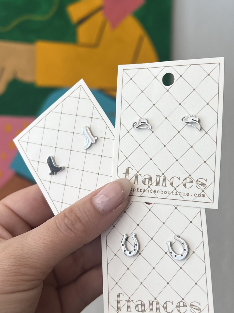 Silver Western Cowboy Boot Studs