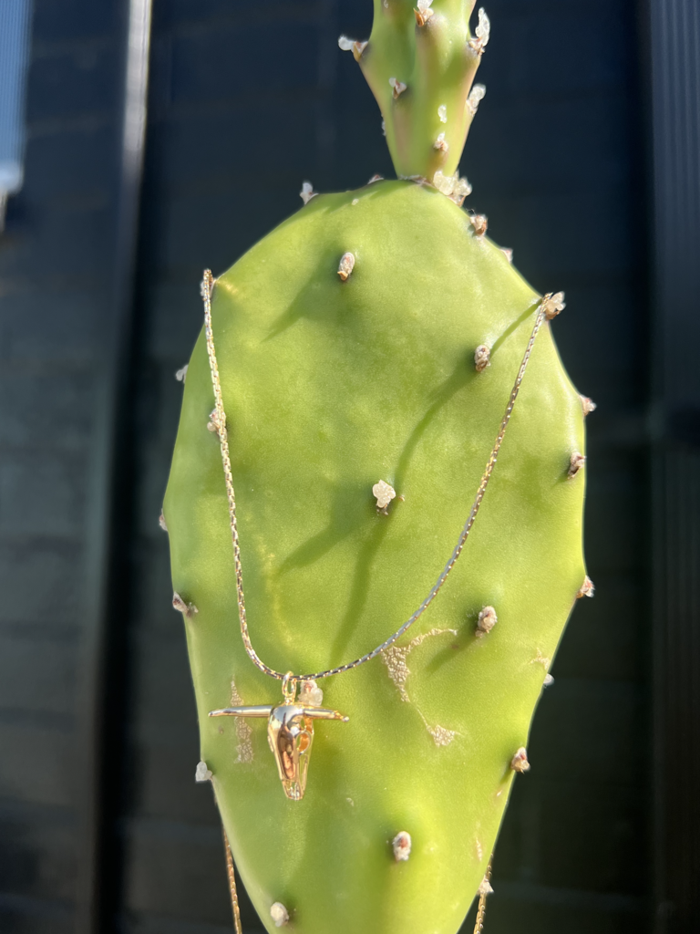 Longhorn Necklace - Gold