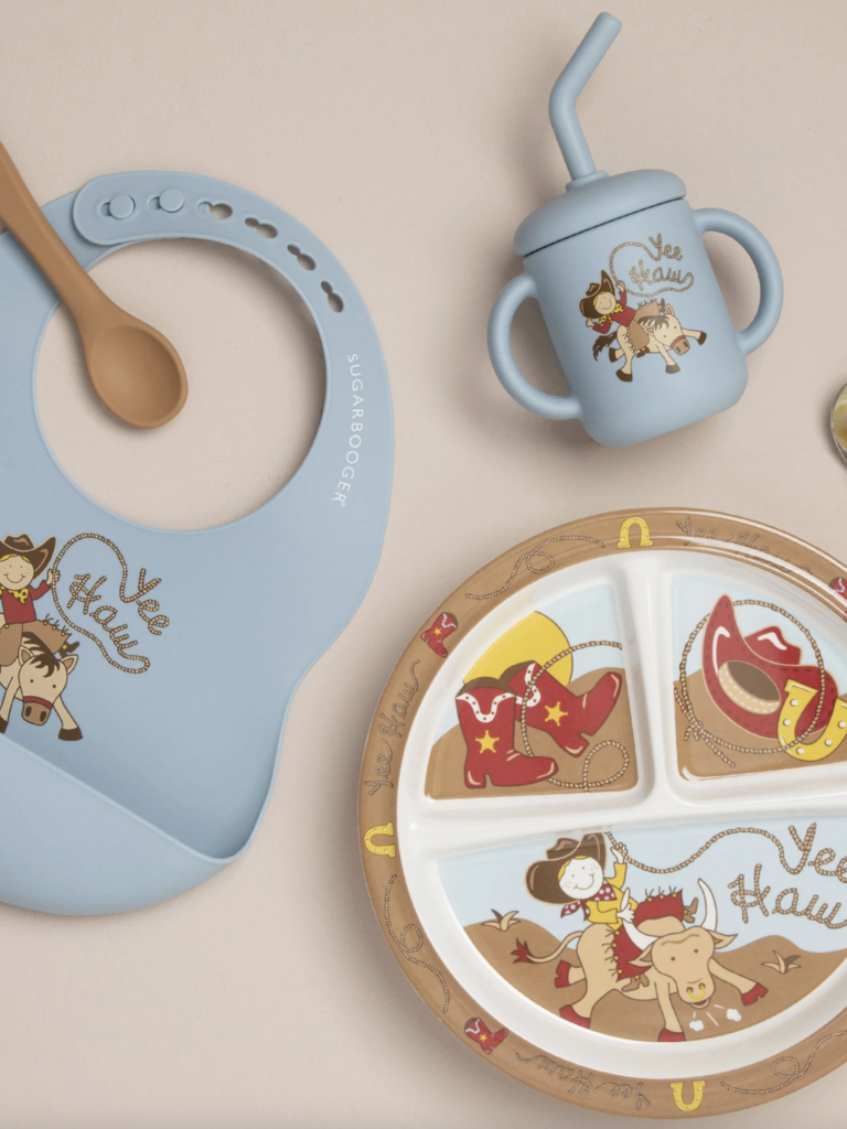Bib & Spoon Set - Yeehaw