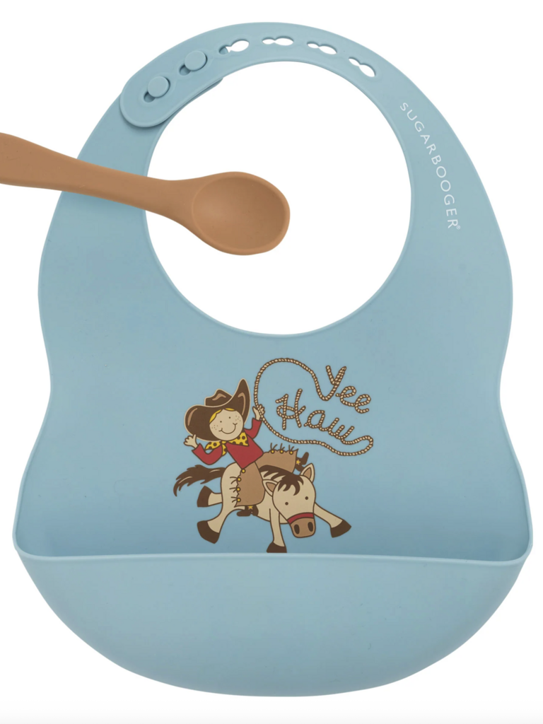 Bib & Spoon Set - Yeehaw