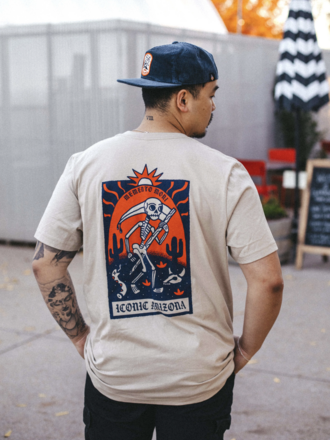 1421 - iconic arizona Death Tarot T-Shirt