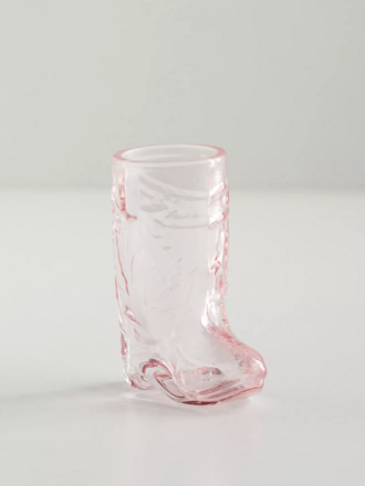 Cowboy Boot Shot Glass - Pink