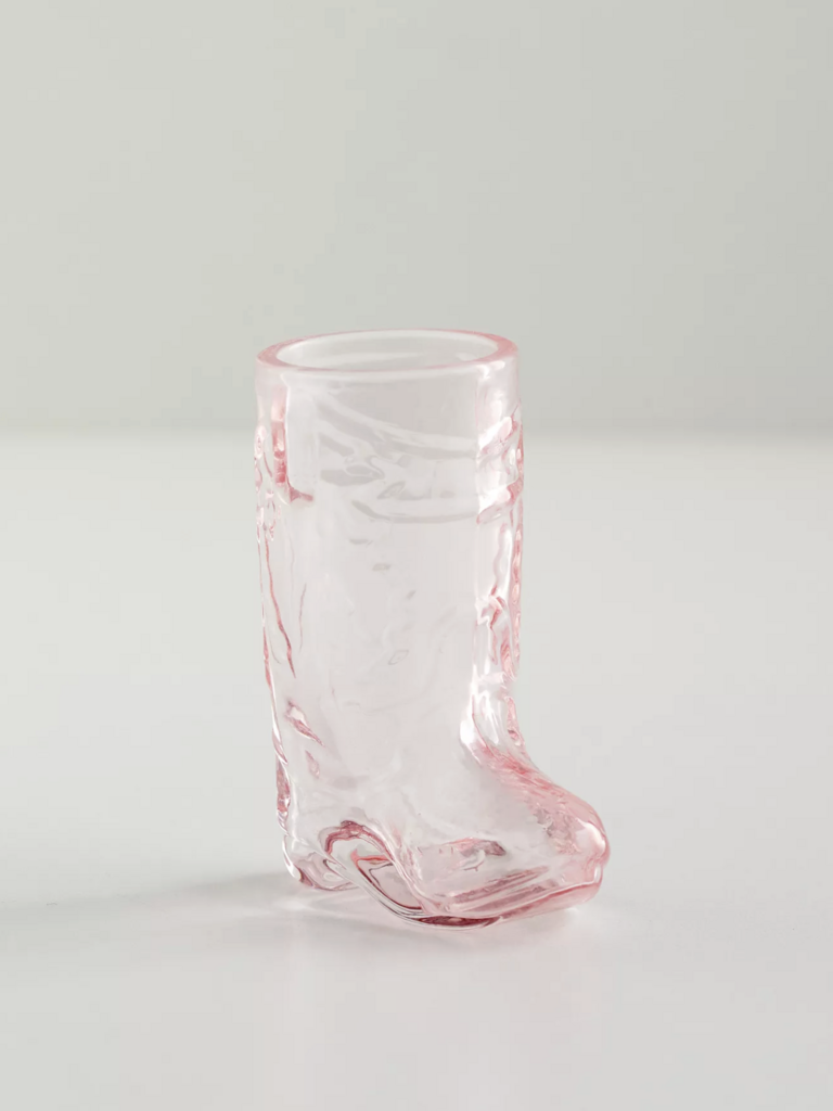 Cowboy Boot Shot Glass - Pink