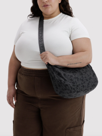 Medium Nylon Crescent Bag