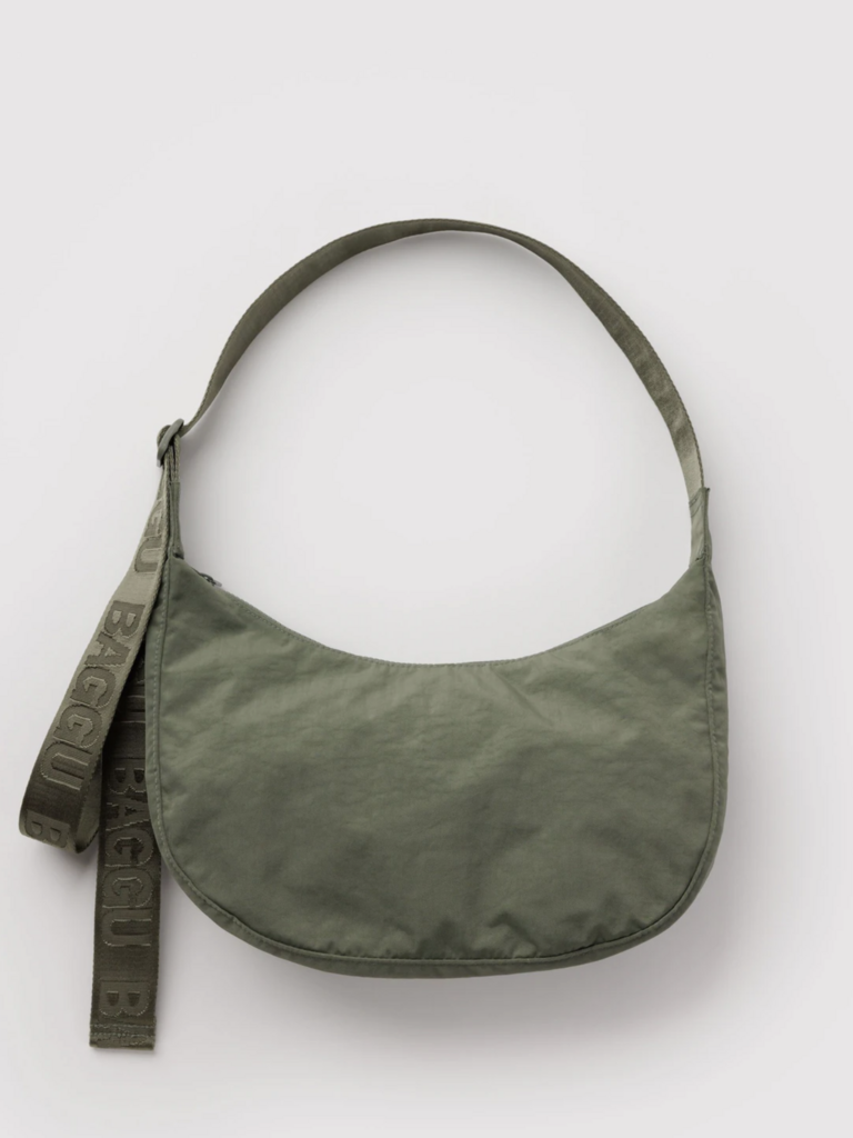 Medium Nylon Crescent Bag
