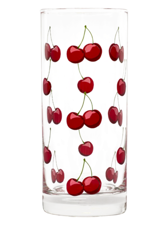 Cherries Highball Glass