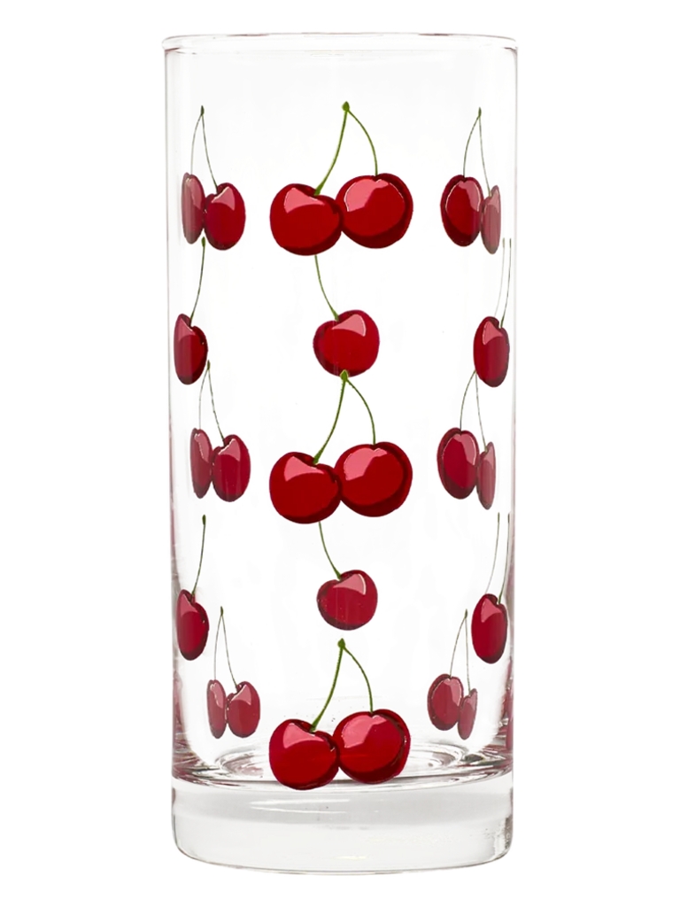 Cherries Highball Glass