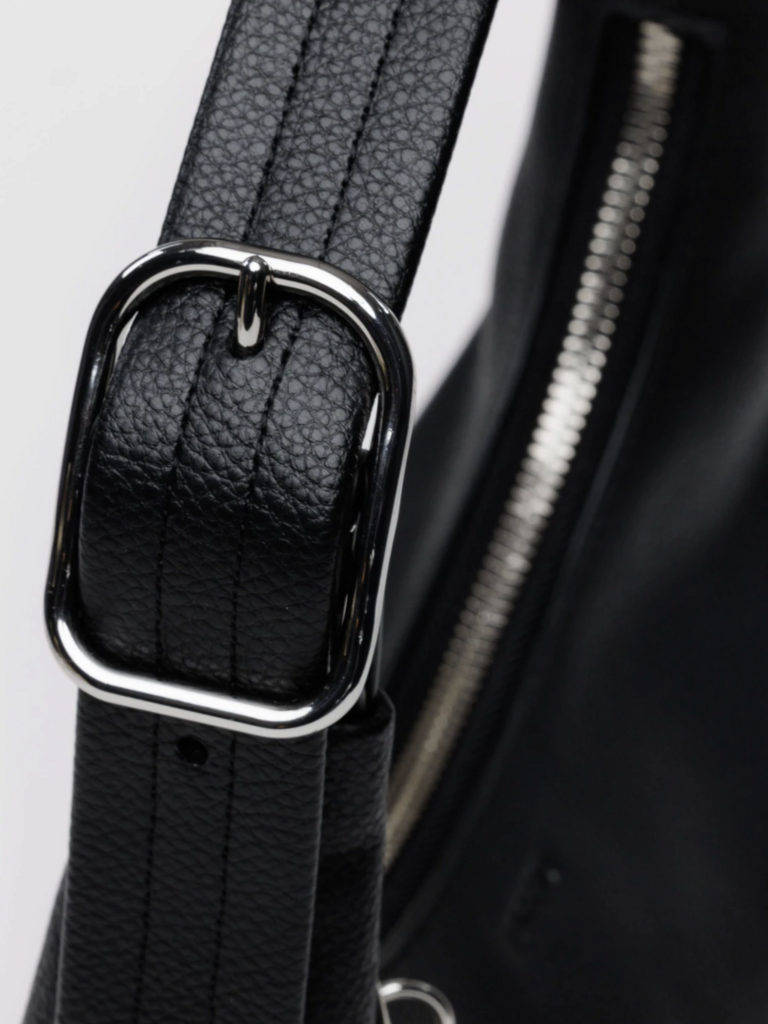 Mini Recycled Leather Shoulder Bag