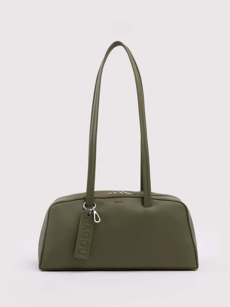 Recycled Leather Bowler Bag