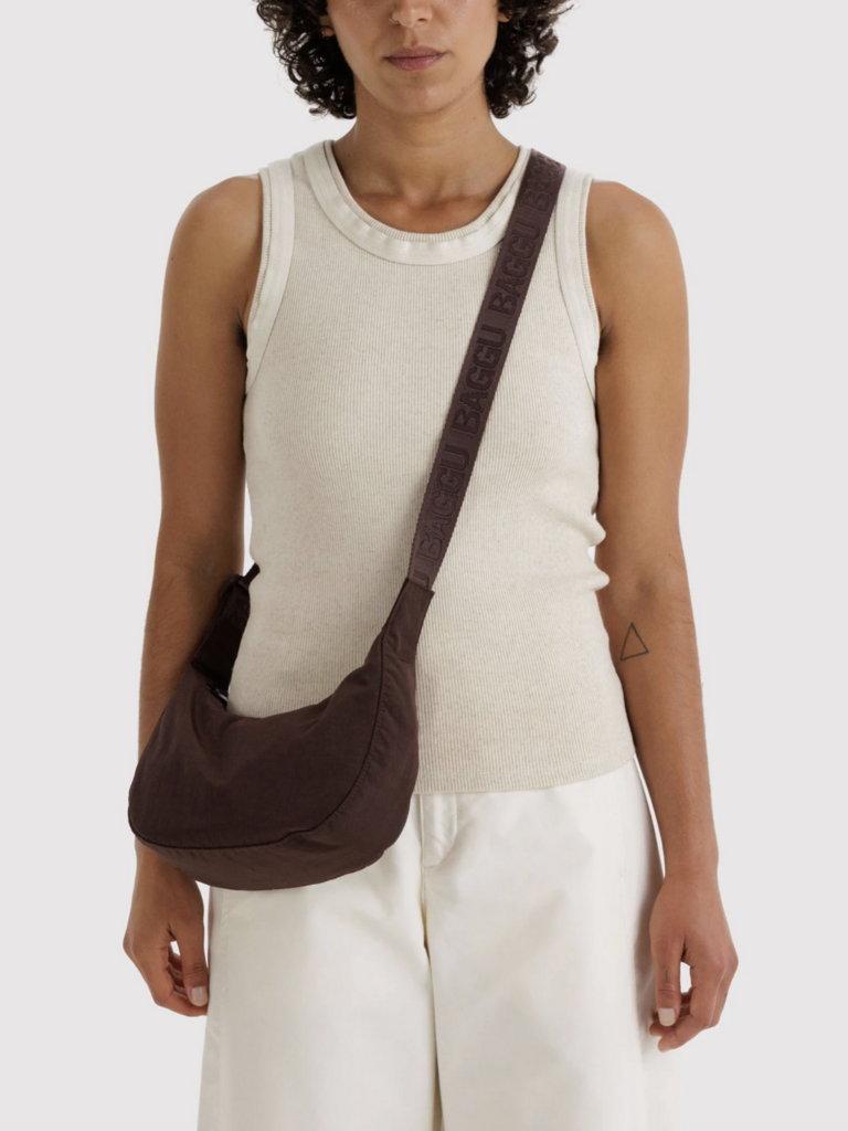 Small Nylon Crescent Bag