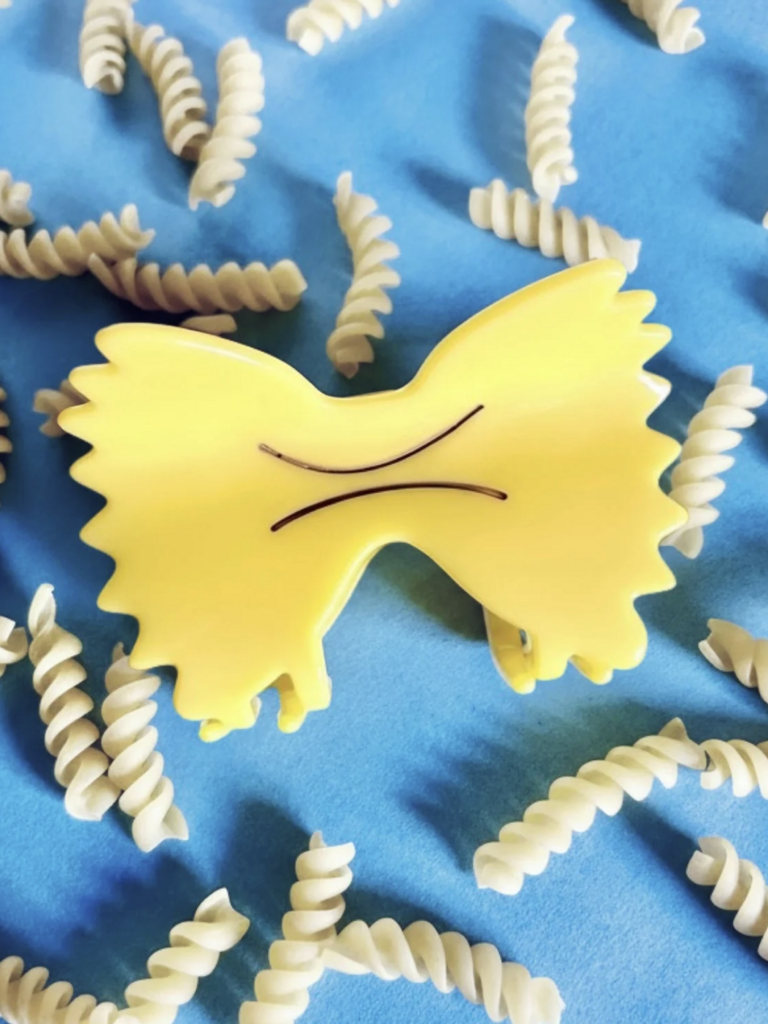 Bowtie Pasta Claw Clip