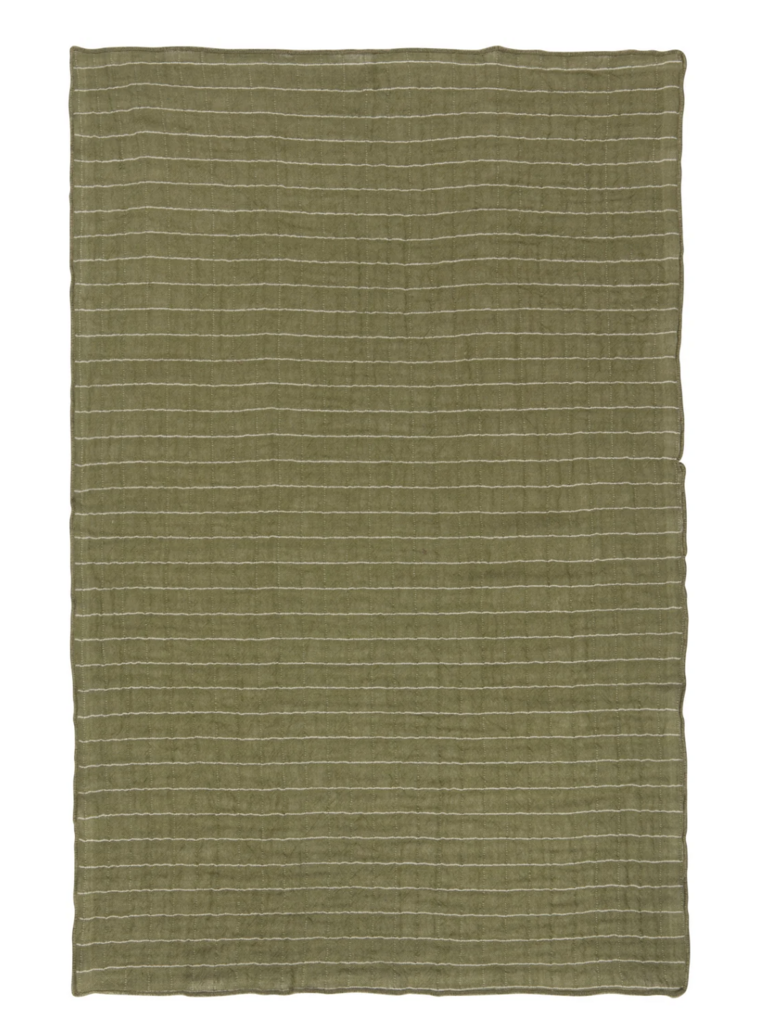 Double Weave Dishtowel Set/2 - Olive