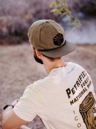 1421 - iconic arizona Sentinel Rope Unconstructed Hat - Military Green