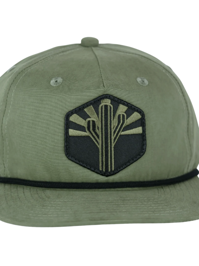 Sentinel Rope Unconstructed Hat - Military Green