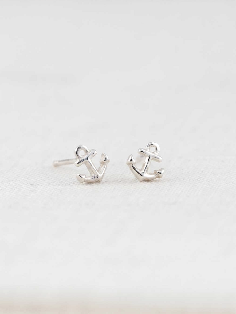 Anchor Studs - Sterling Silver