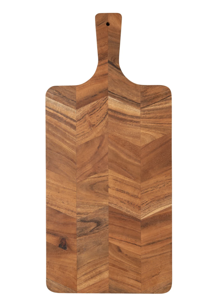 Acacia Chevron Serving Paddle - 20 inch